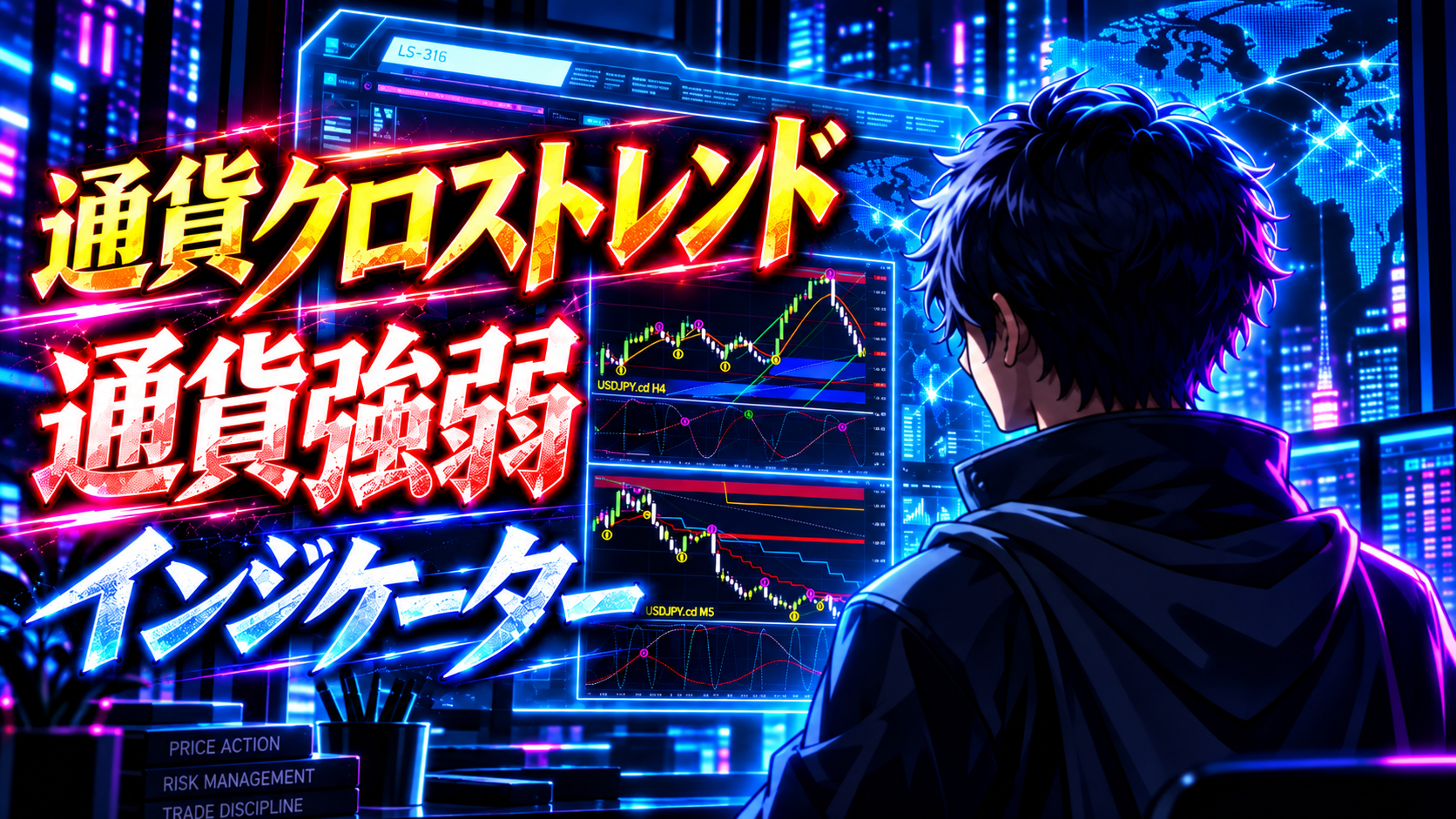 通貨クロストレンド・通貨強弱インジケーターのイメージ
