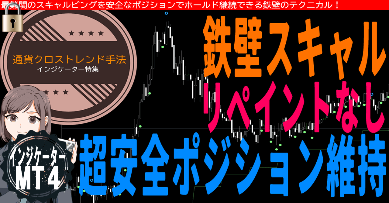 鉄壁スキャル！超安全ポジション維持！リペイント無しのオリジナル矢印サイン
